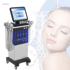 2022 Haute qualité Hydra Microdermabrasion Soins de la peau Oxygène Facial Machine Jet de pulvérisation RF Thérapie Ultrason Lifting Anti-âge Acné Enlèvement des cicatrices