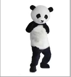 2022 Hoge Kwaliteit Outlets Giant Panda Mascotte Kostuum Halloween Christmas Fancy Party Jurk Cartoon Karakter Pak Carnaval Unisex Reclame Props Volwassenen Outfit