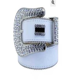 2022 Simon Belt de alta calidad Diamante de lujo incrustaciones Men039s y Women039s Diseñador de cinturón Elegante Hip Hop Style241Z196338915