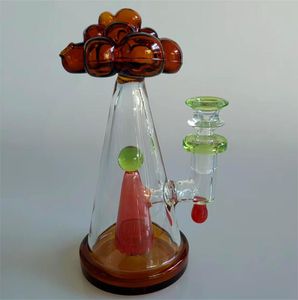 2022 Honembels Bong Recycleur Gravity Hookila Glass Glass Catcher Corchestre Hobelahs Pompe Buse Triangle Triangle épaissi
