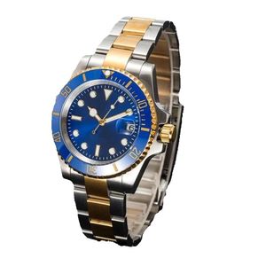 2022-hot heren horloges 40 mm automatisch mechanisch horloge roestvrij staal blauw zwart keramische saffier polshorloges super luminous Montre de432