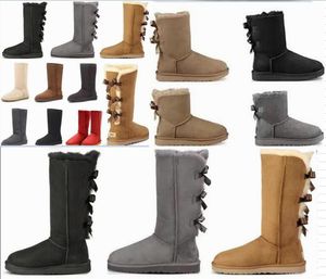 2022 hot nieuw klassiek design Boots WGG AUS snowboots voor dames 58155825 lange en korte warme laars US5-10