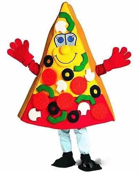 2022 chaud Pizza mascotte Costume Restaurant fête costumes fantaisie adultes taille robe événement unisexe dessin animé vêtements Halloween