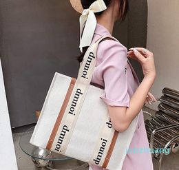 2022 Venta caliente casa de moda bolso de compras grande hombre mujer bolsa de lona de gran capacidad ocio chlo1es bolso de playa 254 bolsas hermoso regalo