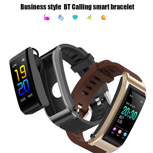 2022 vente chaude hommes femmes Smart Wristbands acier de sport Smart Band Bluetooth appelant Wearable Wristband Écran tactile téléphone Appel santé bracelet