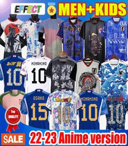 2022 Japan Soccer Jerseys Cartoon Edition Anime Japanese 21 22 23 Minamino Tsubasa Atom Okazaki 2023 Men Kids Kubo Player Version 5502401