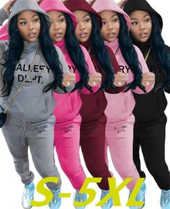 2024 Joggingpak Designer Merk vrouwen Trainingspakken letterprint 2 Stuk Sets hoodies Broek Lange Mouw Sweatsuit 5XL plus size Outfit casual sportkleding Kleding 8903-2