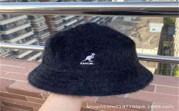 2022 Kangaroo Kangol Angora Rabbit Hair Dome Fisherman Hat Ya Meiya même petit bassin Men et femmes 238d5170375