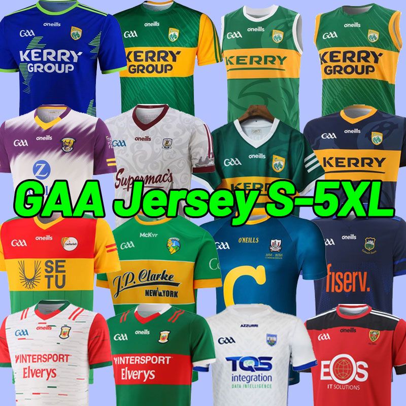 2022 Kerry Galway Dublin Gaa Rugby Jerseys Soccer Jersey 21 22 Tyrone Tipperary Cork Home Away Shirt Mayo Meath Wexford Mayo Longford New York Retro