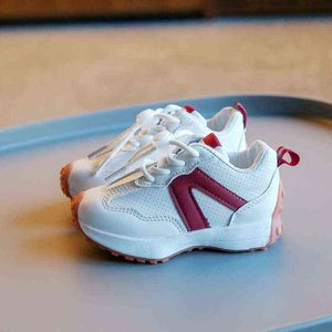 2022 Kids Flats Fashion Boy Girls Shoes Platform Causale sneakers Kinderen Ademen Running Running Peuter Sports Y220510