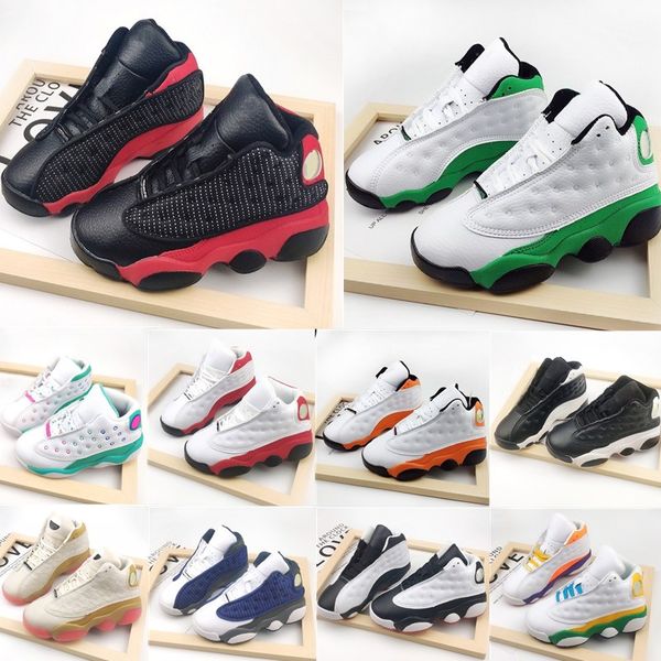 13s chaussures pour enfants baskets pour tout-petits 13 bébé Bred Chicago Flint noir rouge enfants garçons baskets de basket-ball grils chaussure de créateur pour enfants