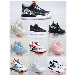 2022 kinderschoenen peuter ontwerper Jumpman 3 Running basketbalschoen J3 kinderschoenen sneaker meisjes jongens Wit Zwart sport all match sneakers