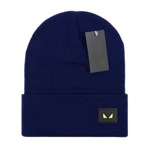 2022 Gebreide Muts Beanie Cap Twee Ogen Patroon Designer Skull Caps Casual Stijl Voor Man Vrouw Winter Hoeden 16 kleuren A2