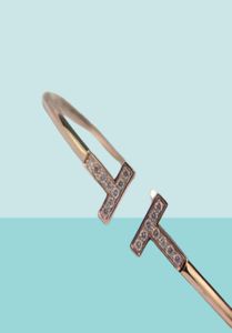 2022 Version coréenne Double ouverture Micro Diamond Bracelet Bracelets uniques Bracelets Bijoux ACCESSOIRES XB068 ITEM5340232
