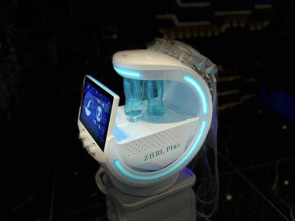 2022 Dernier équipement multifonctionnel de salon de beauté hydro facial Smart Ice Blue Plus avec épurateur de peau Ion Bio Lifting RF Radio Frequency Jet Peeling Machine
