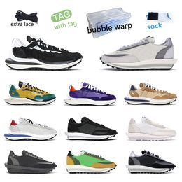 2022 ldv waffle chaussures de course homme et femme Sesame Blue Void String Villain Red Summit iris noir White Tour Yellow White Nylon