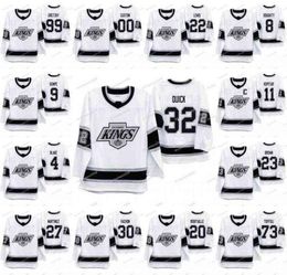 Maillots Heritage des Kings de Los Angeles 2022 des années 90 32 Jonathan Quick Anze Kopitar Dustin Brown Iafallo Doughty Campbell Kovalchuk Turcotte6702123