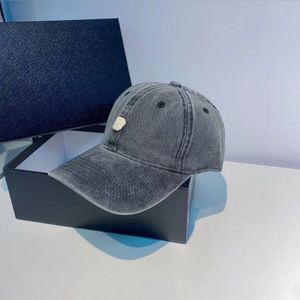 2022 Luxe Designer Baseball Caps Basic Classic Letters Sporty Hip-Hop Cap Streetwear Cowboy Denim Hoeden voor Mannen en Vrouwen 3 Kleur Zomer GLB Goed Nice