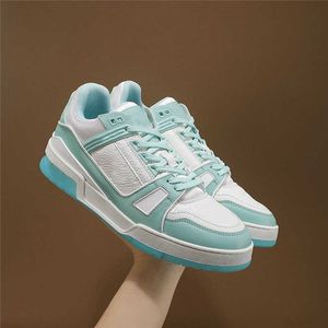 2022 Luxe Designer Jurk Schoenen Trainers Green SS21 Trainer Sneaker Topkwaliteit met doos