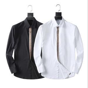 2022 luxe designer herenoverhemden mode casual zakelijk sociaal en cocktailshirt merk Lente Herfst afslanken de meest modieuze kleding M-3XL #61