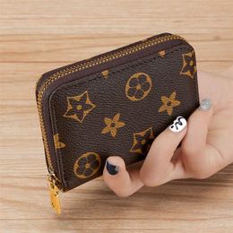 2022 Luxury Designer Zippy Long Wallet Women's Zipper Brown Wallet Mono gram Canvers Leather Check Plaid Wallet Good Qaulity M42616
