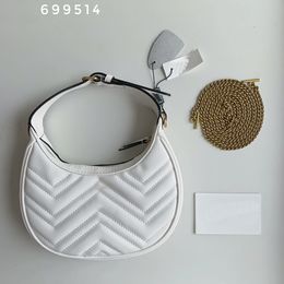 2022 Designer di lusso Moon Bag Borsa da ballo da donna nuova borsa da ballo in vera pelle con tracolla a tracolla