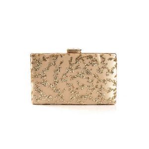 2022 Luxury diamanten bezaaide dinertas Parnquin Lace Banquet Clutch Bag Schouder msenger avondtassen voor dame