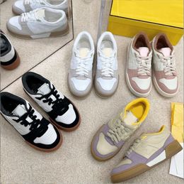 2022-Luxury Match Compact Match Low zapatos casuales diseño zapatillas vintage gamuza beige material amortiguador Skate Shoes 35-44
