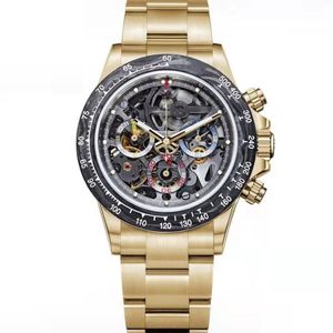 2022 Luxe herenhorloge 42 mm quartz multifunctioneel klassiek horloge Mode Werk in meerdere tijdzones gouden horloges Designer Oro2724
