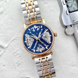 2023 luxe herenhorloges Drie steken automatisch Mechanisch horloge van hoge kwaliteit Europees Topmerk Roestvrij stalen band Mode AAA Horloge Montre De Luxe Cadeau