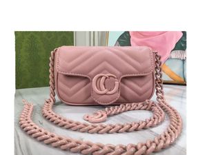 2022 Luxe Designer Tassen Handtas Klassieke 4 Kleur Cross Body Echte Echte Tote Bag Leer Met Serienummer Hoge kwaliteit Vrouwen Mode Marmont Gratis Pakket