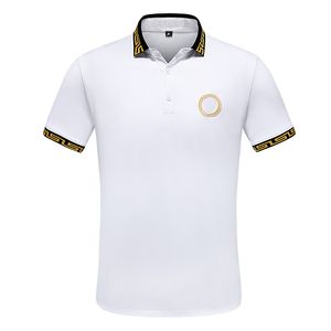 2022 Luxurys Designers Designer Stripe Polo T-shirts Serpent Polos Bee Floral Mens High Street Fashion Horse Polo Luxe 100% coton T-shirt