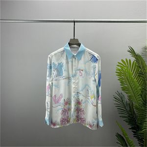 2022 Diseñadores de lujo Camisa de vestir Ropa para hombre Sociedad de moda Hombres negros Color sólido Negocios Casual Manga larga M-XXXL # 09