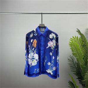 2022 Diseñadores de lujo Camisa de vestir Ropa de hombre Sociedad de la moda Hombres negros Color sólido Negocios Casual Manga larga M-XXXL # 04