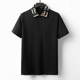 2022 Luxurys Ontwerpers Mannen Jurk T-shirt Man Polo Fashion Borduurwerk Brief Patroon Print Ademend Heren Casual Tops Dames Korte Mouw Tees Hoge Kwaliteit M-3XL # 26101