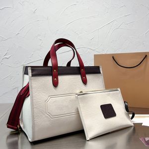 2022 Luxurys Designers femmes fourre-tout mode sacs à bandoulière Composite sac à bandoulière Shopping sac à main en cuir véritable 22 cm 30 cm