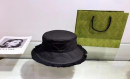 2022 Luxurys P Lettre Designers Bucket Chapeaux Hommes et Femmes Voyage en plein air Loisirs Mode Sun Hat8792599