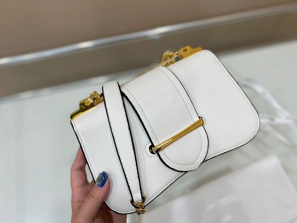 2022 lujos sidonie saffianos bolso de diseñadores bolsos de cuero para mujer bolsos cruzados de mujer compuesto bolso de mano vintage prad