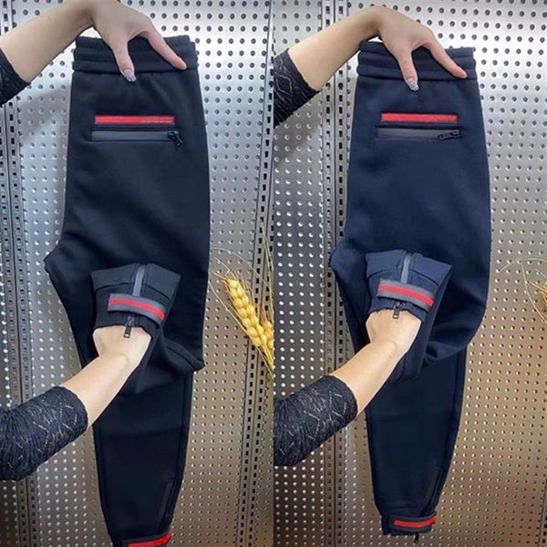 2022 Cravate Magique Pantalons Décontractés Bundle Manchette ASAP ROCKY Pantalon Noir Couleur Unie Pantalon De Survêtement Mode Hommes Rétro Pantalon Top Quality183x