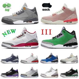 2022 Heren Dames Jumpman Basketbalschoenen Hot cool grijs 2021 roest roze kardinaal rood leger groen patchwork zwarte kat knicks rivalen sneakers JORDON jordens