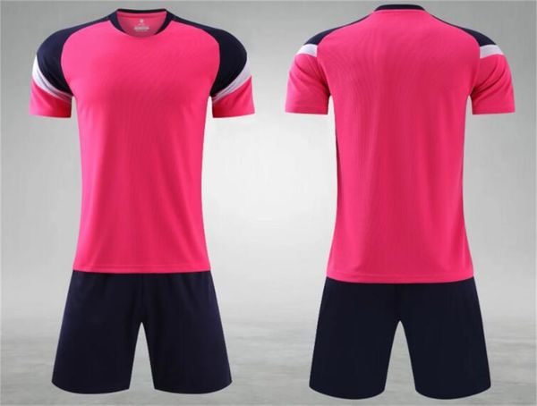 2022 HOMBRES Conjuntos de camisetas de fútbol personalizadas Entrenamiento de malla para hombres Traje de fútbol logotipo personalizado para adultos más número Con pantalones cortos kingcaps cómodos para gimnasio Orden de mezcla Aceptar