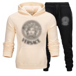 2022 Heren Designer Trainingspak Zweet Hoodie Top Herfst Heren Mode Trainingspakken Joggerpakken Jas Broek Sets Sportpak Print Sweatshirt Sportkleding