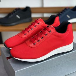 2022 Men Fashion Casual Shoes Americacup Progettista Patent Leather and Nylon Lusso Sneakers Mens Shoe MKNBB05648