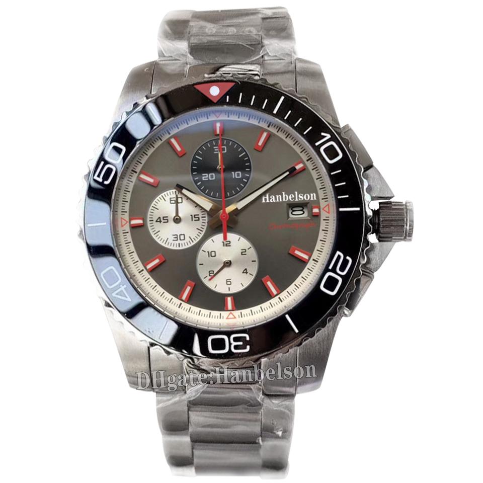 2022 męskie zegarki kwarcowe Racer 33 Chronograph VK ruch zegarki na rękę orologio di lusso dwukolorowa tarcza wybierania 45mm sport Uhren