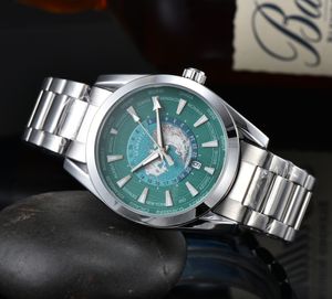 2022 hommes luxe 3 broches mode haute qualité unisexe métal acier Quartz bracelet de montre fonction calendrier