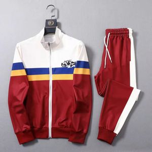 2022 Survêtement pour hommes Luxe 2 pièces Ensemble Sweat à capuche décontracté Sweat-shirt Pantalon de survêtement Costume Adolescents Sports Imprimer Jogging S-3XL Vêtements de sport imprimés Marque Q105