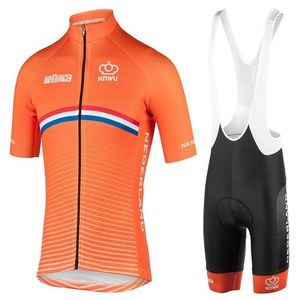 2022 Hommes Summer Triathlon Pays-Bas Équipe nationale néerlandaise Maillot de cyclisme Vêtements de vélo de montagne Maillot ciclismo ropa Taille XXS-6XL292E