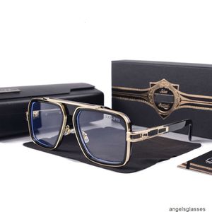 2022 hommes Vintage Pilot Sunglasses Square pour femmes verres de soleil Fashion Designes de mode Luxury Golden Frame Sunglasses UV400 Gradient LXN-EVO DITA 2025