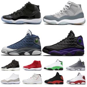 2022 Hommes Femmes Chaussures de basket-ball 11S 11 Legend Blue Cool Grey Space Jam 13 13s Obsidian Starfish Black Cat Flint Baskets de sport pour hommes 36-47