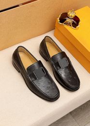 2022 Mens Brogues Formal Business Dress Shoes Genuine Leather Office Oxford Shoes Men Elegant Brand Party Wedding Flats Size 39-45